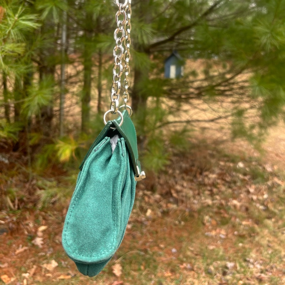 Furla Suede Leather Shoulder Bag - Picture 11 of 17